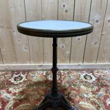 Table - Bistro side table in faux marble