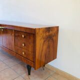 Walnut art deco sideboard