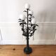 Lampadaire floral vintage design 1970