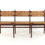 Dining room set 'Bologna' - 3 seater sofa - 3 chairs - mid century modern