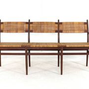 Dining room set 'Bologna' - 3 seater sofa - 3 chairs - mid century modern