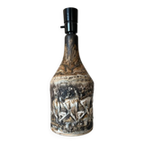 Vintage Danish stoneware table lamp by Birte Vedel Howards, 1960s