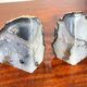 Paire de serre-livres en agate