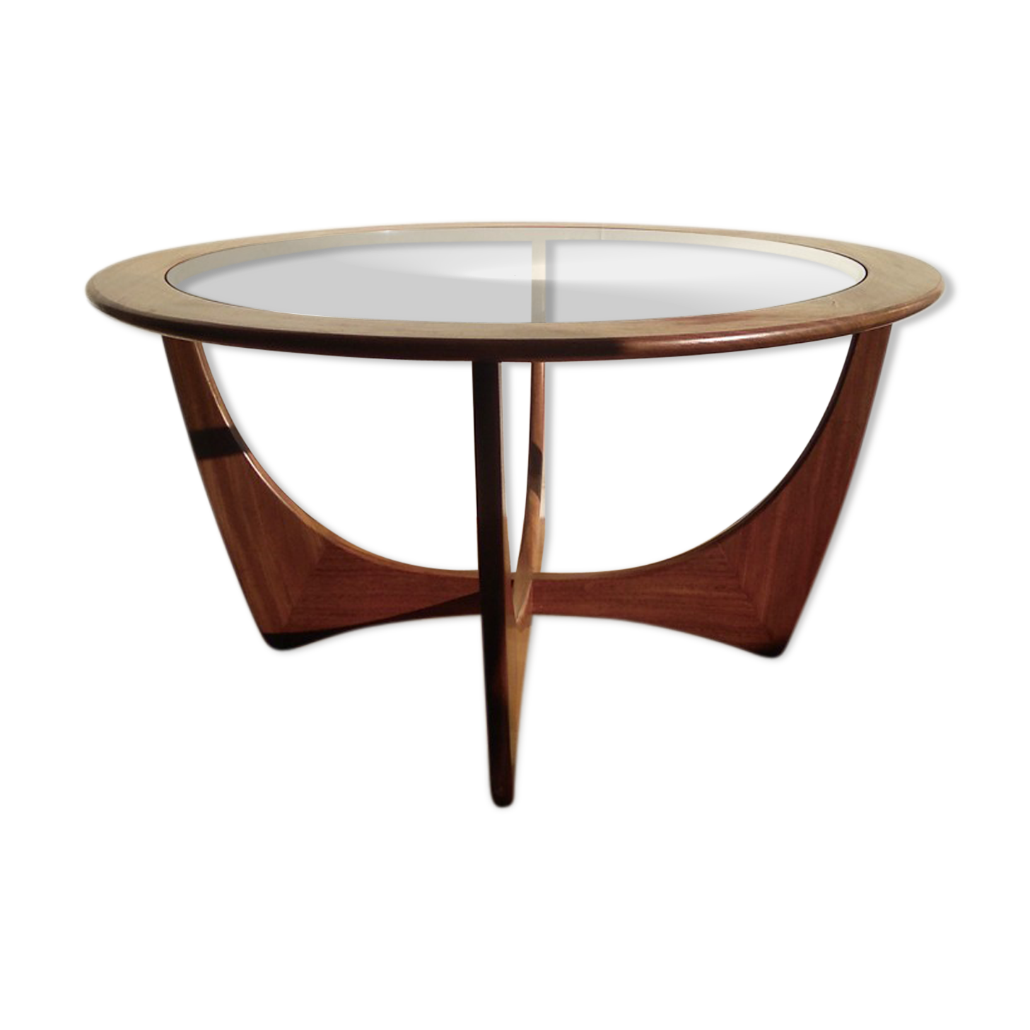 Round coffee table "Astro" in teak - Designer Victor Wilkins - Edition G Plan - 1960