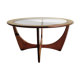 Table basse ronde " Astro " en teck  - Designer Victor Wilkins - Edition G Plan - 1960
