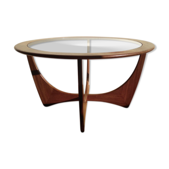 Round coffee table "Astro" in teak - Designer Victor Wilkins - Edition G Plan - 1960