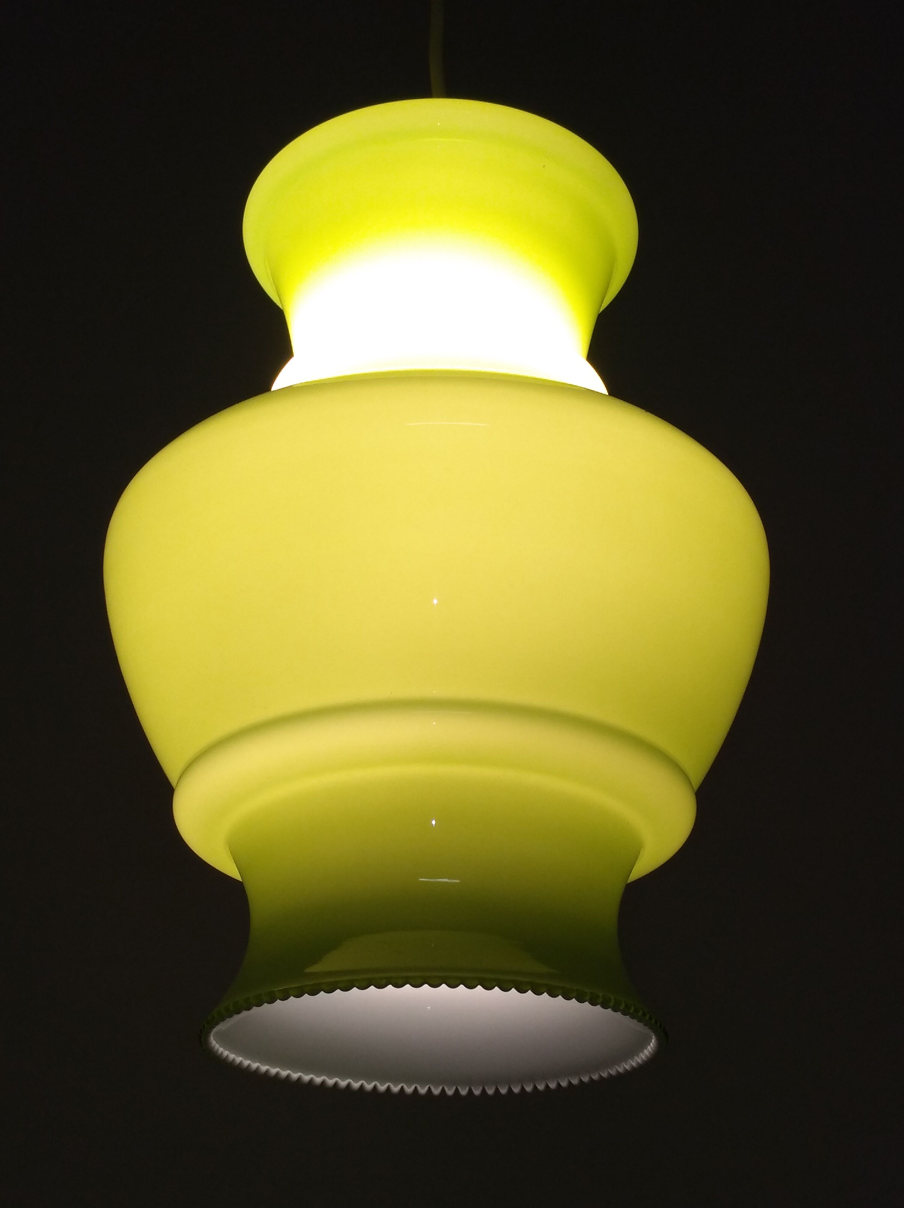 Hanging in opaline 70s