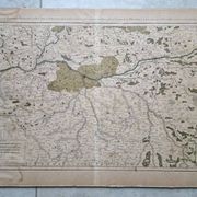 Engraved map of the elections of Tours, Amboise, Loches, Loudun... Jaillot 1711