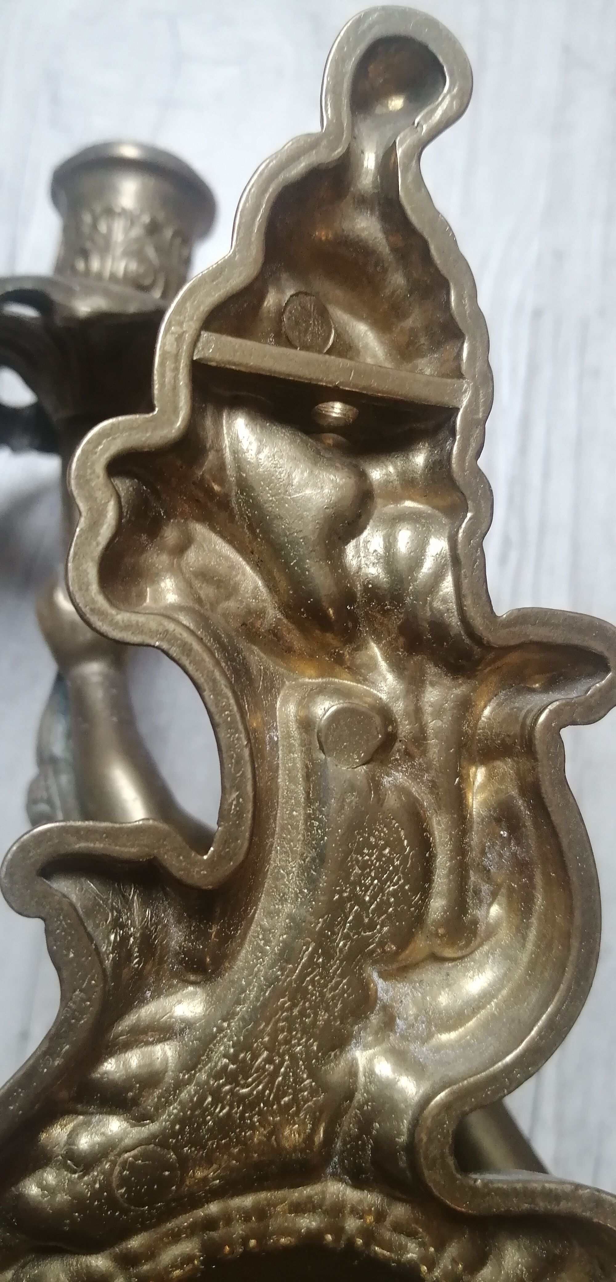 Paire d'appliques en bronze ,anges ,angelots,chérubins