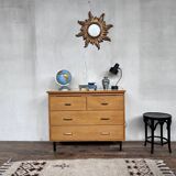 Ancienne commode chiffonnier semainier 1950