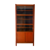 Teak and glass display cabinet, stamped "Seigneur", Scandinavian design, 1960
