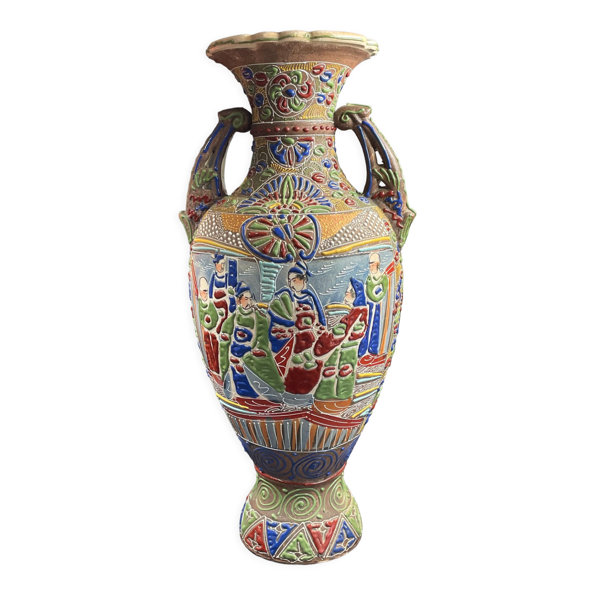 Japanese vase Satsuma circa 1920