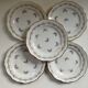 5 dessert plates L'Amandinoise