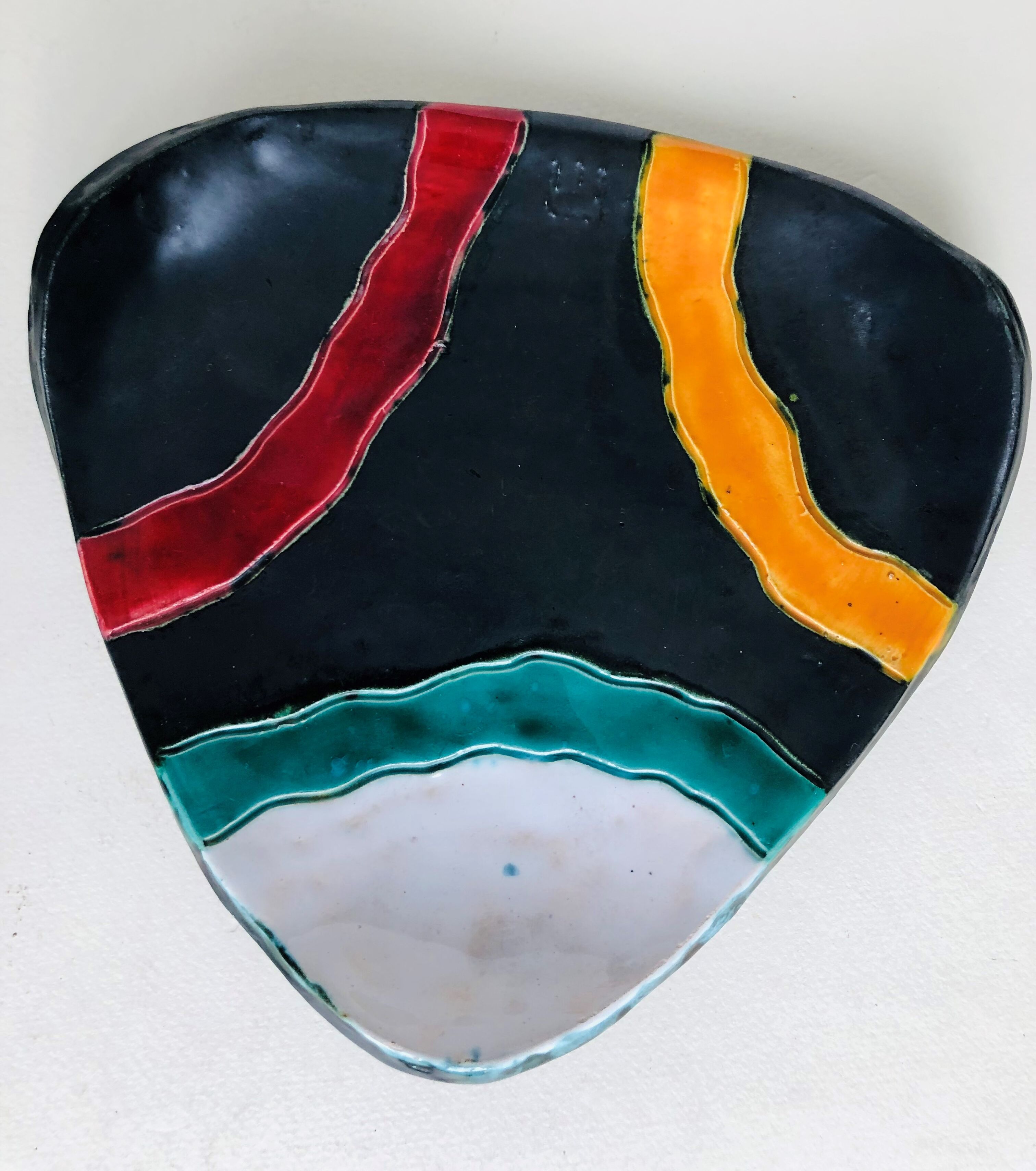 Ensemble de deux vides poches en céramique