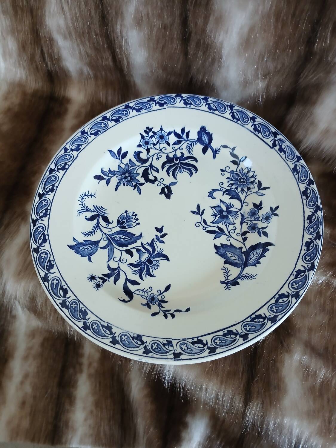 Small antique dish in ironstone