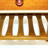 Teak and beech bedside table, Sweden, 1960