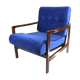 Fauteuil bleu vintage de 1970 design par Z.Baczyk