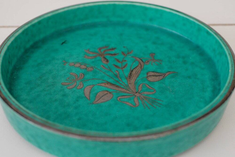Grace Argenta plate by Wilhelm Kåge for Gustavsberg