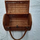 1950s wicker basket