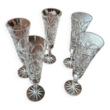 5 champagne flutes