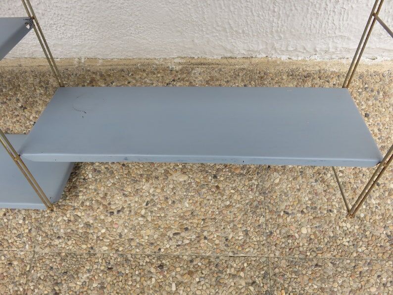 Modular String shelf in metal 50 years 60