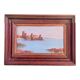Framed painting painted on unsigned Iborel
