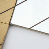 Ensemble modulaire vintage italien en bois circa 1970