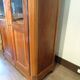 Large director's bookcase in solid walnut, 19th century.