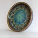 Ceramic plate in modernist art by Michael Andersen, Denmark, 1960s.