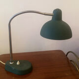 Articulated lamp, green granita metal, 1960