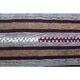 Vintage Turkish Hand-Knotted Wool Cotton White Kilim Runner Rug 101x207