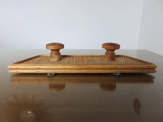 Wearing Scandinavian coat rattan 60/70s