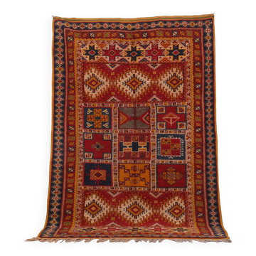 Tapis Taznakht marocain vintage 166 x 252 cm - Tapis en laine berbère - Tapis fait main