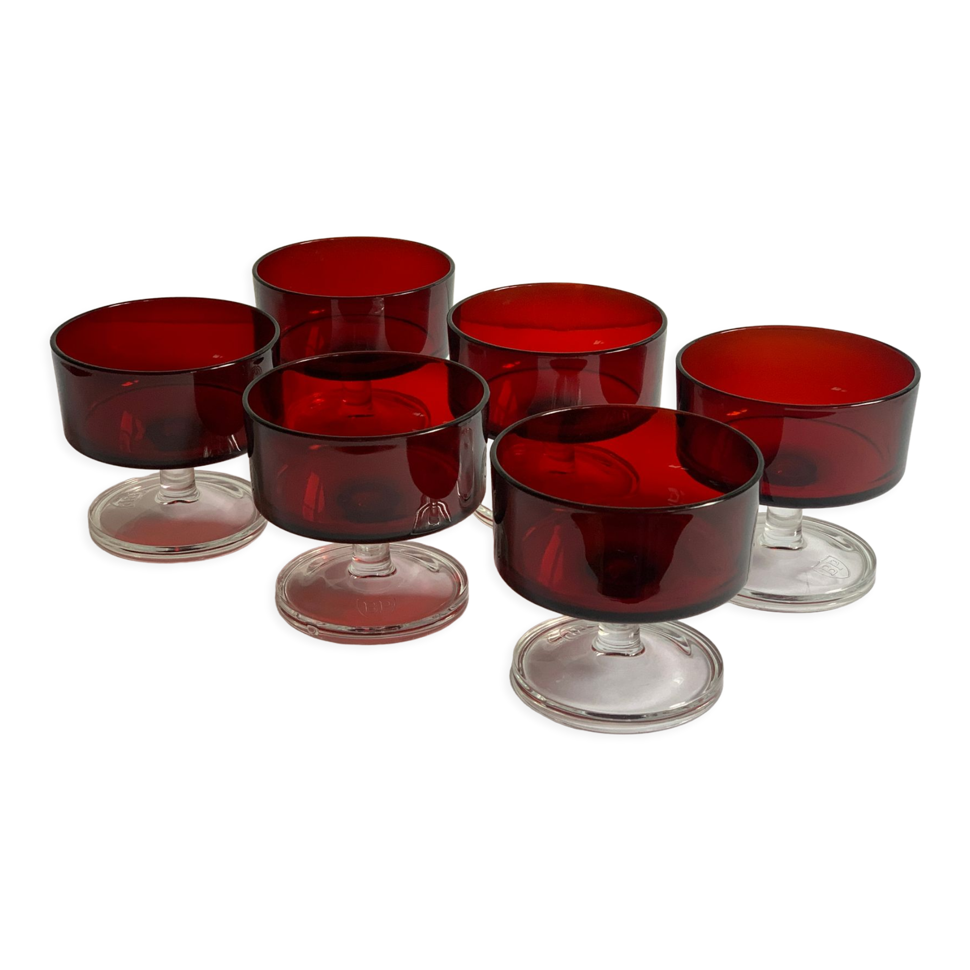 Glass of vintage champagne