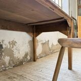 Oak desk with spindle legs, 1950s