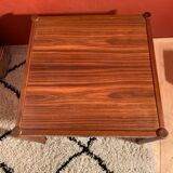 Table basse scandinave vintage teck palissandre de Rio Michel Arnoult