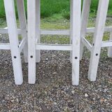 Set of 6 wooden stools