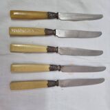 Bakelite handle knives, early 20th century
