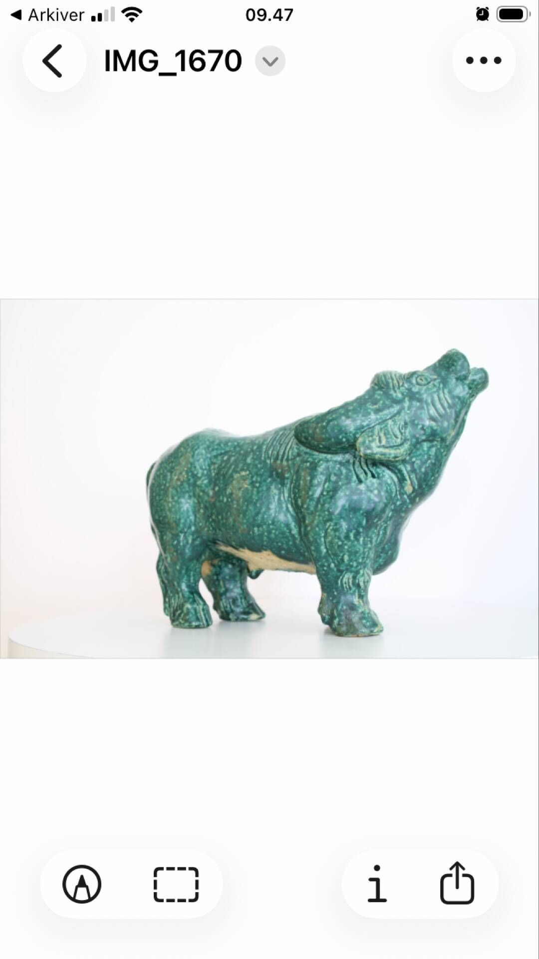 One-of-a-kind monumental pair: ultra-rare knud kyhn water buffaloes –
