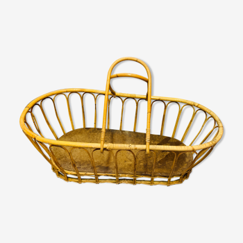 Rattan cradle