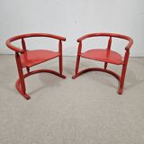 Pair of Karin Mobring children's chairs - Vintage Ikea chair