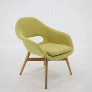 1960s Miroslav Navratil Shell Lounge Chair, Czechoslovakia