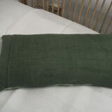 Cushion in old recolored linen