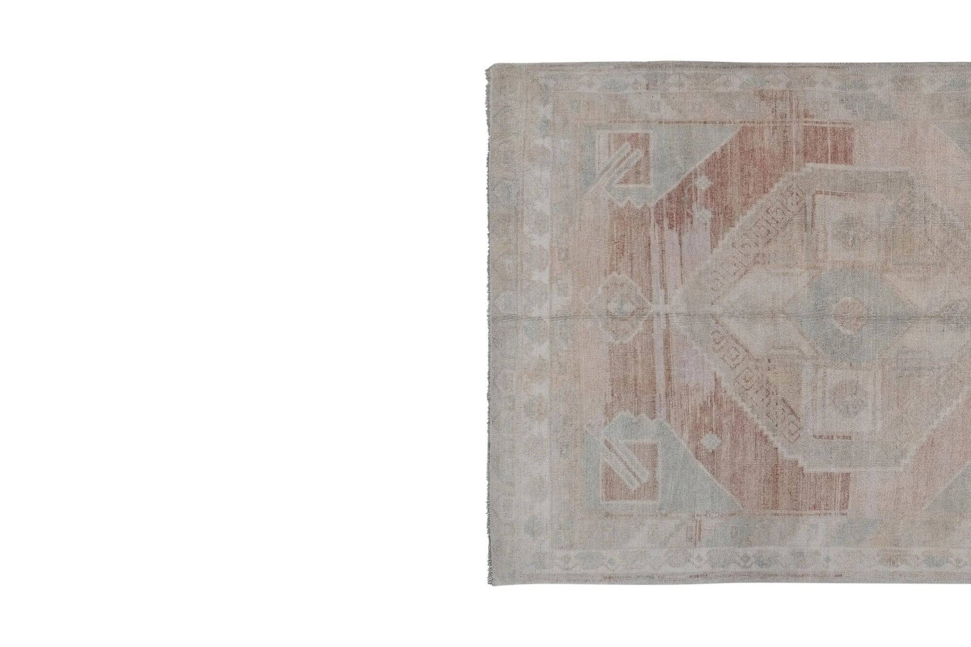 Vintage Turkish hallway rug 170x395 cm