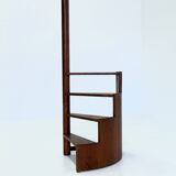Vintage teak mid century library stairs