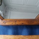 Octagonal art deco mirror 50x40cm