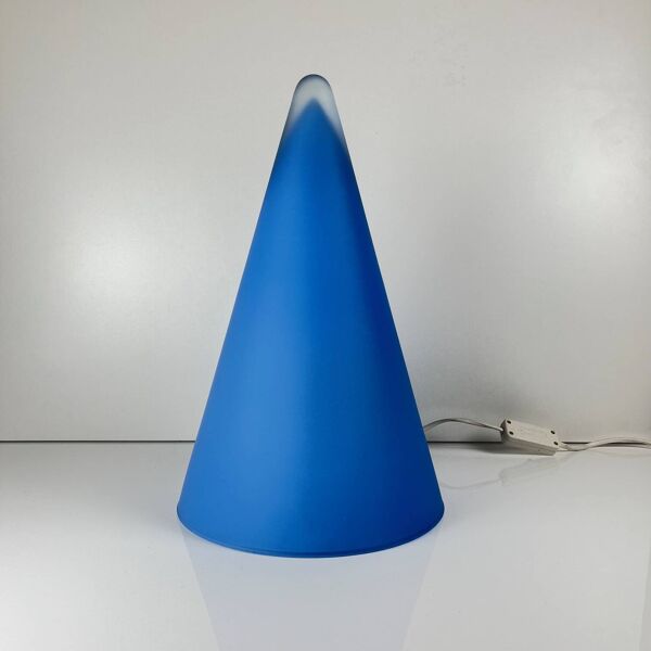 Lampe de table Teepee bleu XXL SCE Habitat, 1980-90