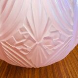 Art deco pink ball vase