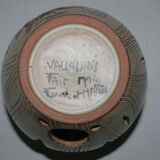 Pied de lampe ou veilleuse vintage J Mateo Vallauris en grès