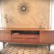 Scandinavian design sideboard in vintage teak